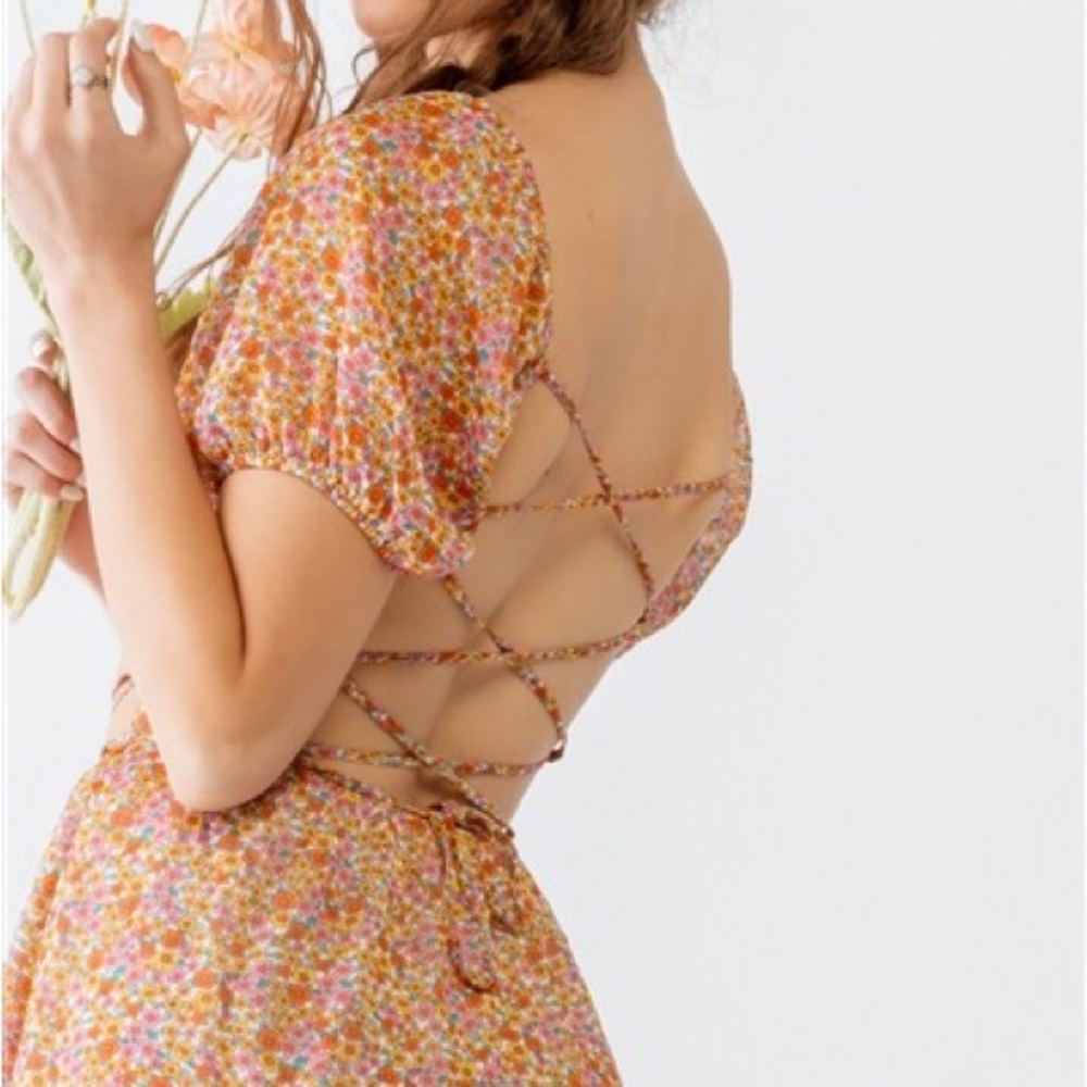 🌸Flower Power🌸 Double Laced Down Dress - Picture 5 of 8